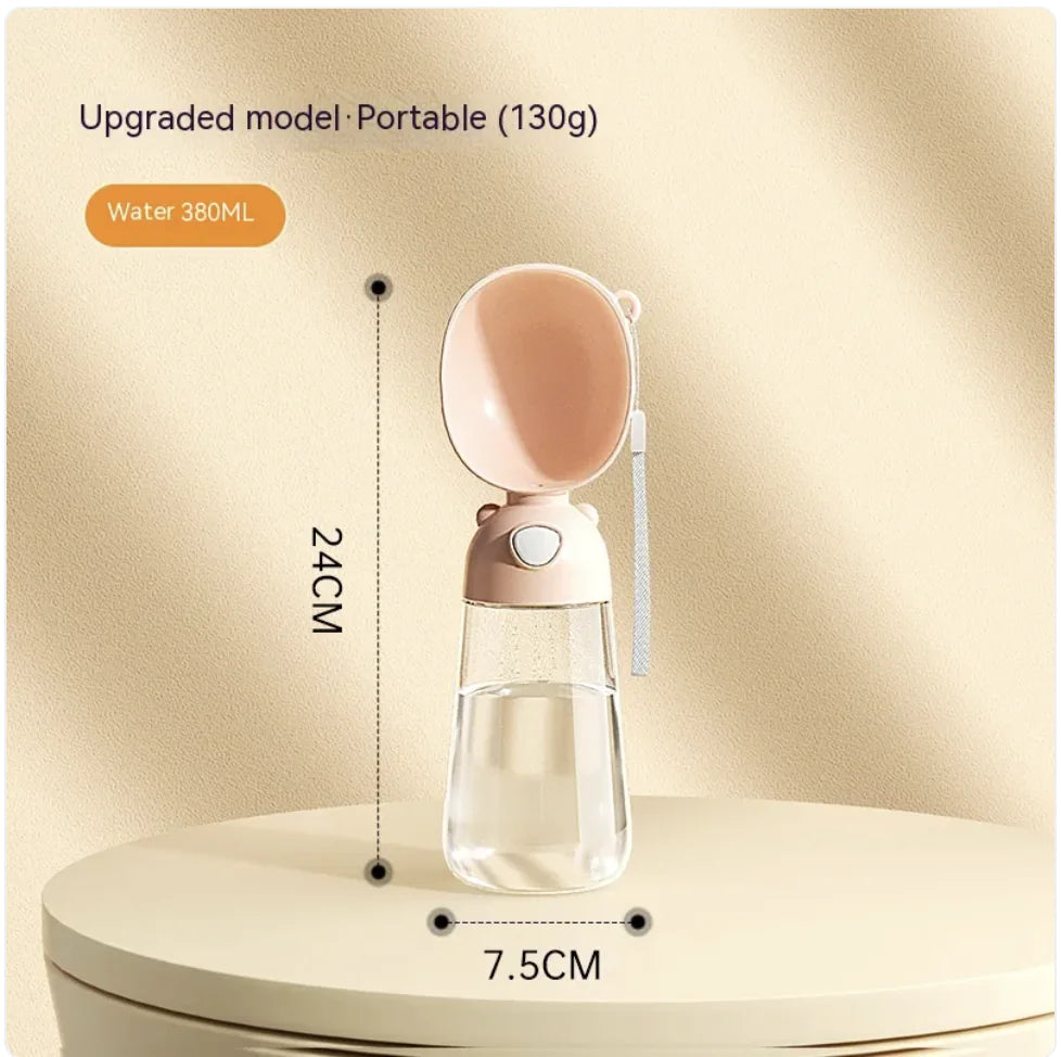 KeepersPet ™ Portable Dog Water Bottle & Feeder for Pets, Travel Water Dispenser and Bowl