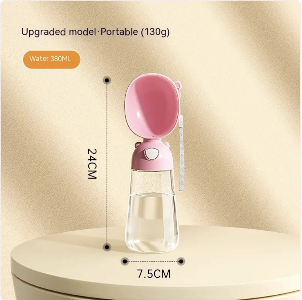 KeepersPet ™ Portable Dog Water Bottle & Feeder for Pets, Travel Water Dispenser and Bowl